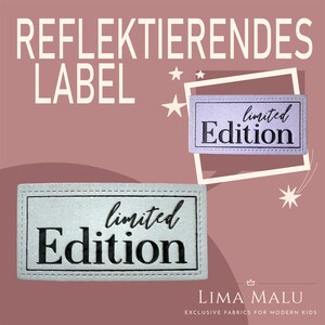 Reflective faux leather labels | Patches | Sewing: Limited Edition, Cheeky, Wild, Leo, Ciao Cocoa, Fox, Chill Out, Heart, No, Rainbow R9184 - Limited E.