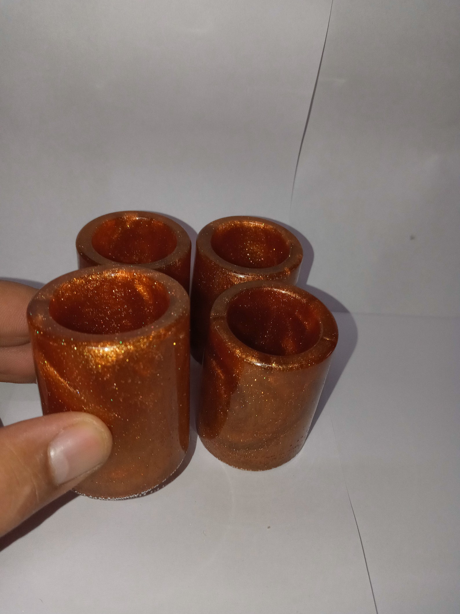 Epoxy Shot Glasses Set of 4 Etsy