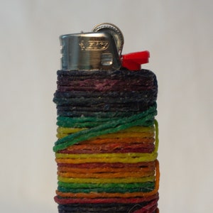 Bikwik - Rainbow, Bio-Hanfdocht mit Bic-Feuerzeug