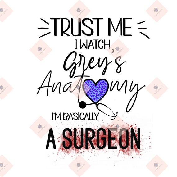 Digital Print Grey's Anatomy Download PNG Meredith - Etsy