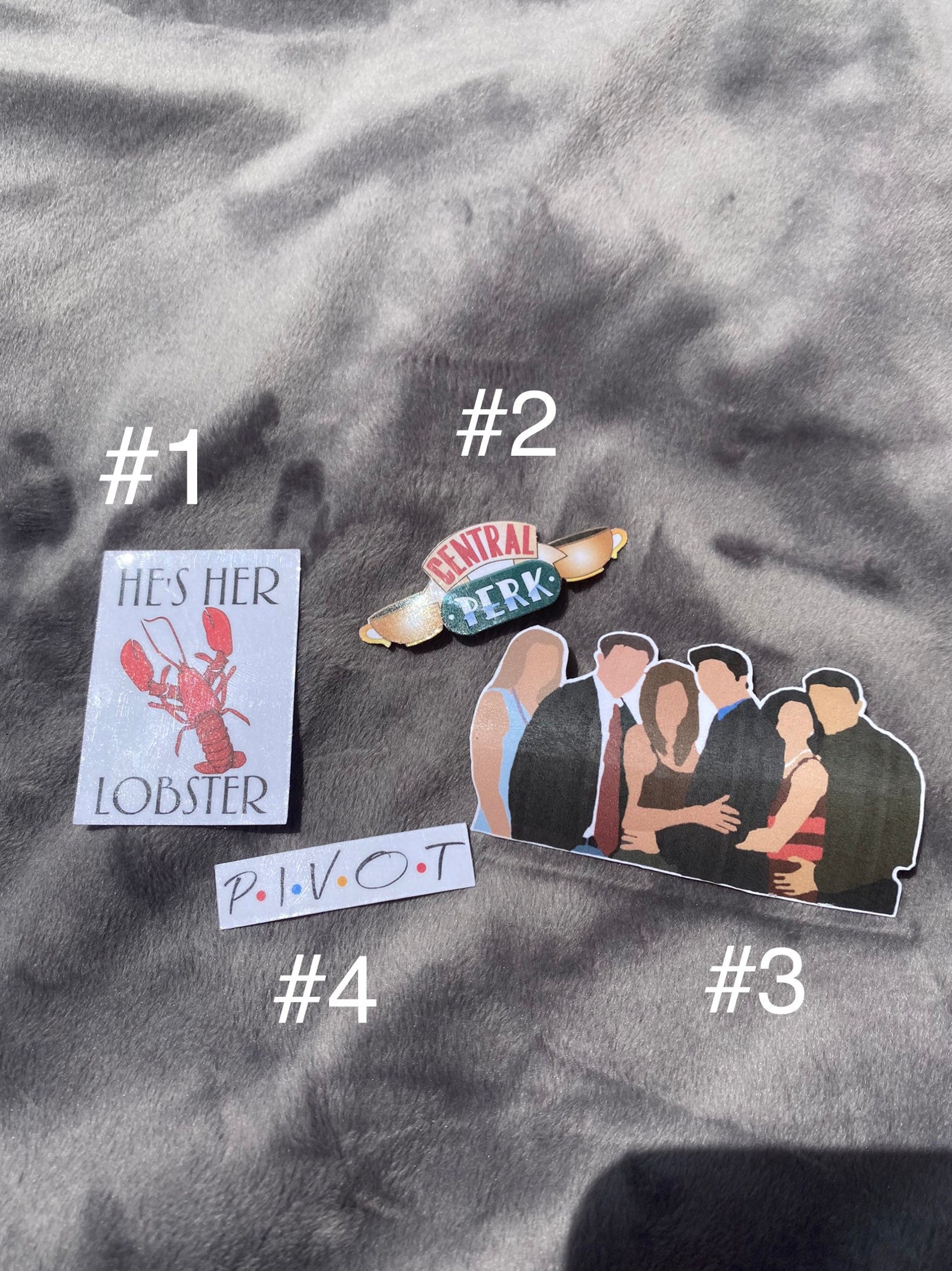 Friends Stickers | Sticker Pack | Individual | TV Show | Laptop Sticker ...