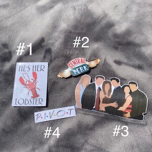 Friends Stickers | Sticker Pack | Individual | TV Show | Laptop Sticker