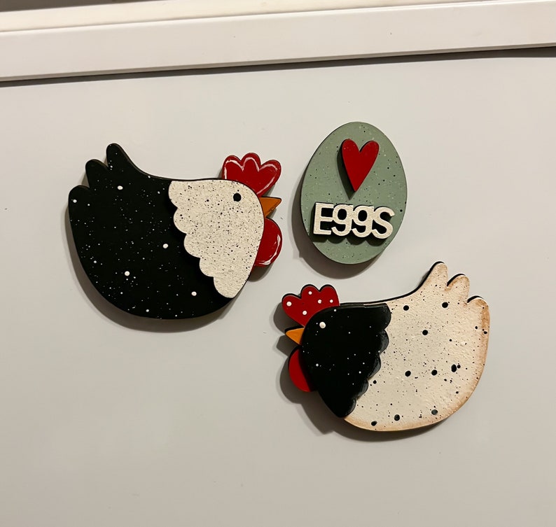 Cartoon Chicken with Eggs - Good Morning