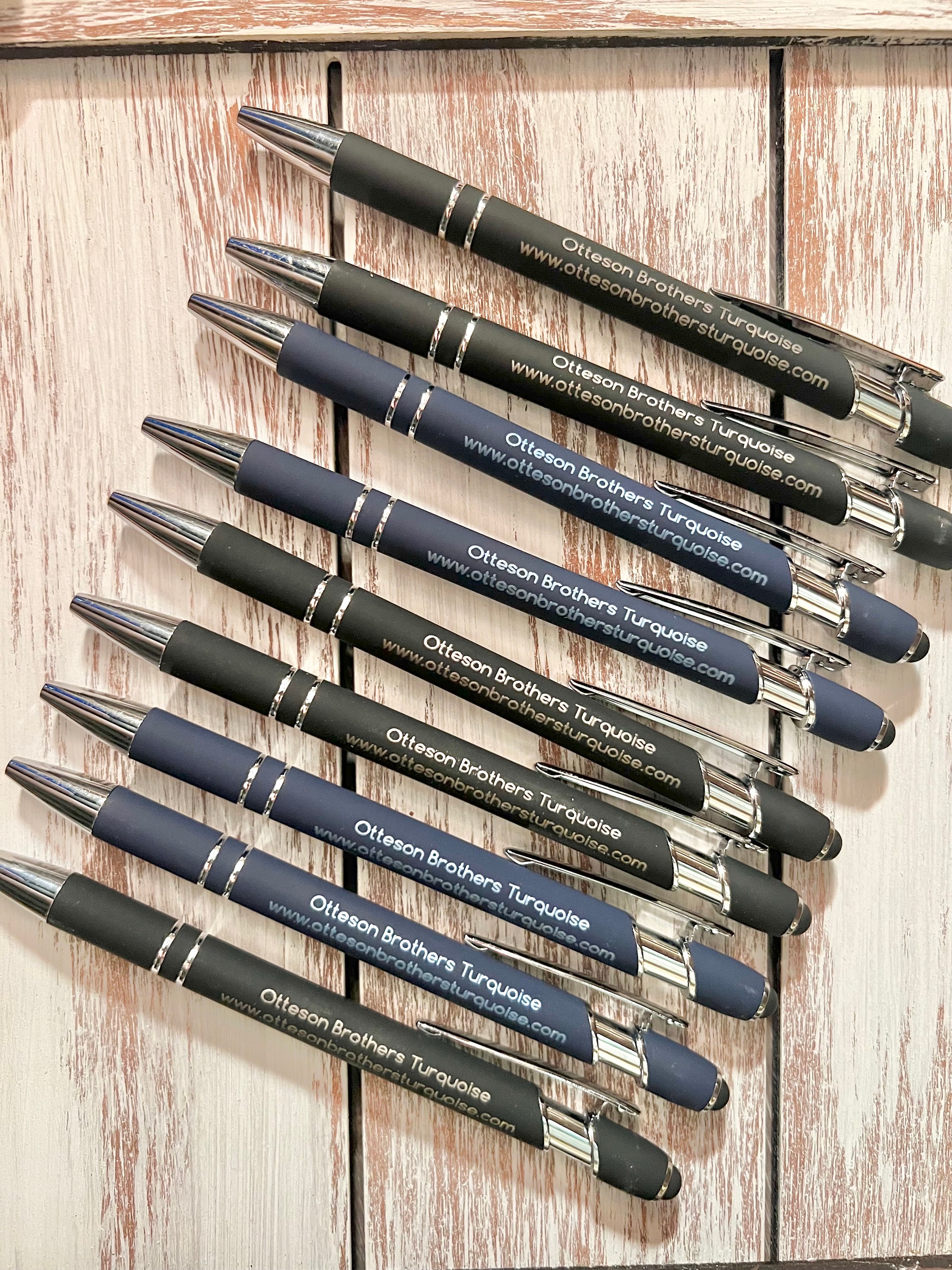 Personalized Pens With Name - Custom Engraved Ballpoint Pens Bulk, 10 Colors, Promotional Business Gifts - View #7