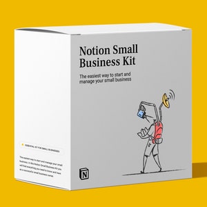 Notion Small Business Kit | Notion Template,  Notion Dashboard, Notion Planner, All in One Notion Templates