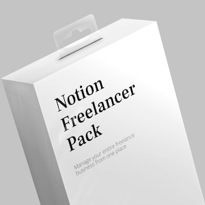 Notion Freelancer Pack | Notion Template,  Notion Dashboard, Notion Planner, All in One Notion Templates
