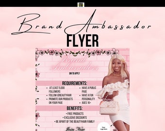 Ambassador Flyer Etsy