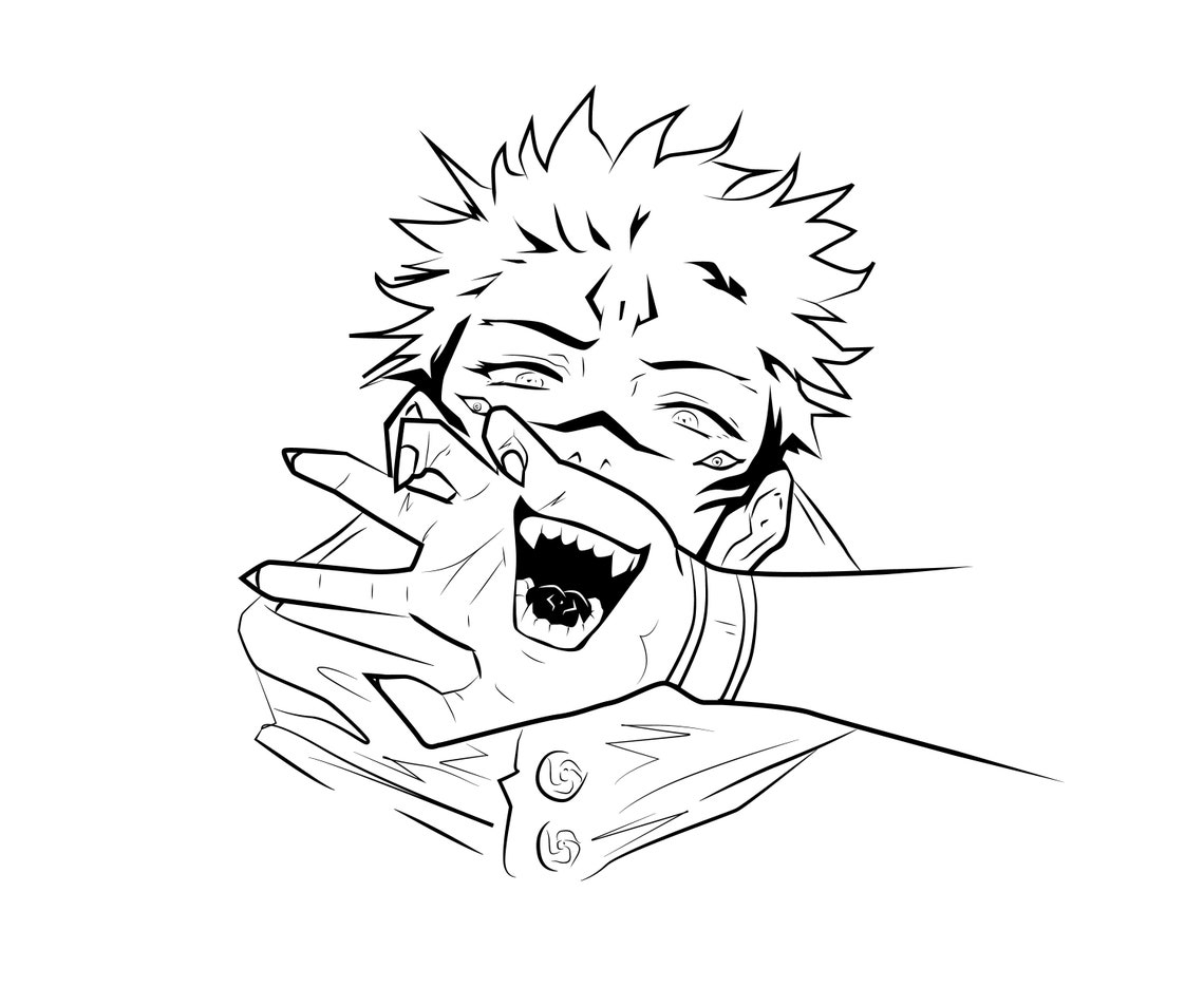 Jujutsu Kaisen Hand Mouth Etsy