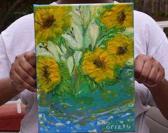 Tournesols - Peinture originale