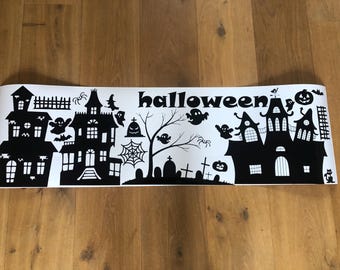 Herbruikbare raamstickers halloween