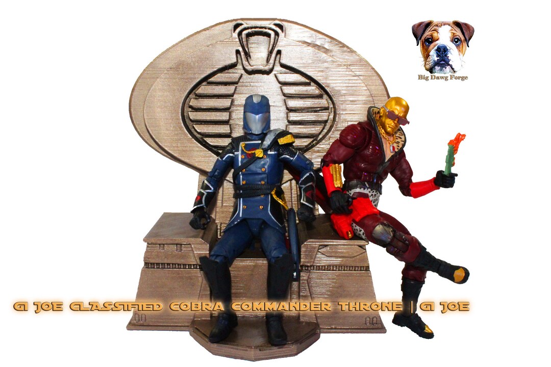 Cobra Commander Throne GI Joe Classified Display Upgrade Kit Etsy