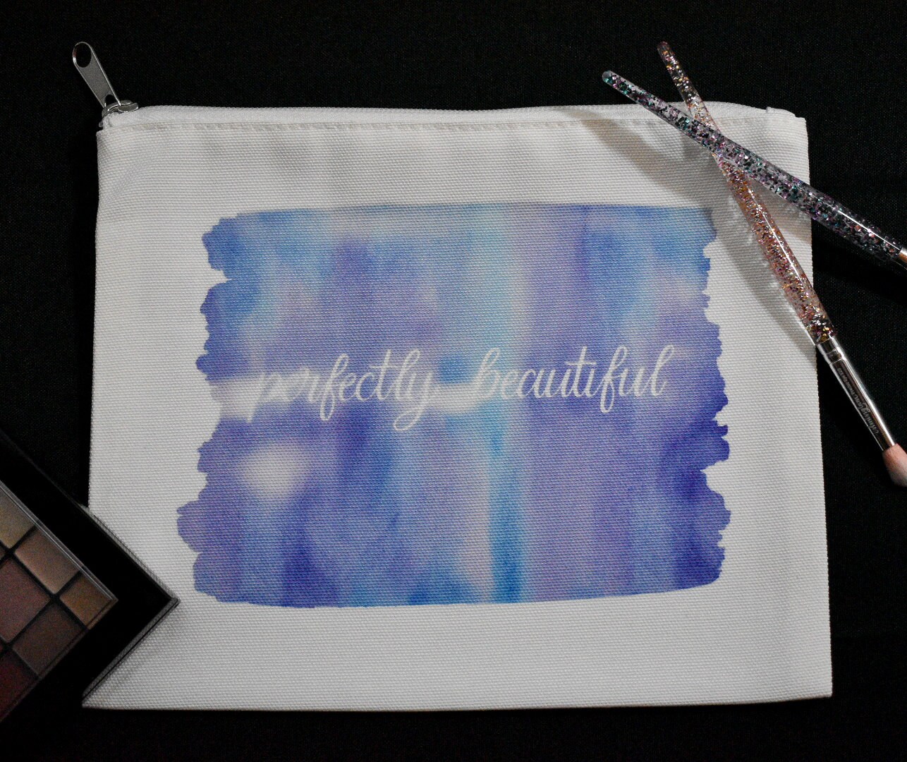 Large Perfectly Beautiful Makeup Bag 9.5x6.5 inches Etsy