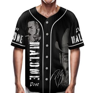 Camiseta de béisbol Cowboy Post, camiseta Posty Rap, camiseta de música country