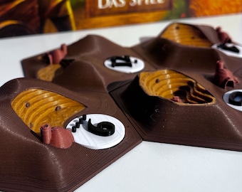 3D Catan Hill Tile To Produce Brick