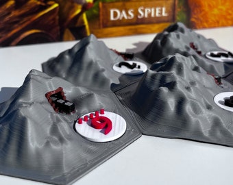 3D Catan Mountain Tile To Produce Ore