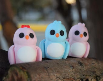 3D Printed Fidget Toys - Love Birds