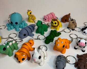 3D Printed Fidget Keychains