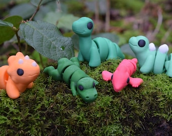 3D-geprint fidgetspeelgoed: prehistorisch leven