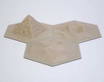3D Catan Desert Tile