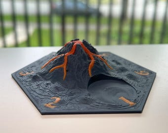 3D Catan Disaster Tile