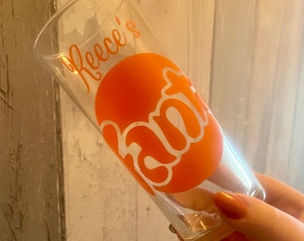 Personalised  glass | Fanta | Teachers gift | personalised Gift | Drinking Glass | Glass | Fanta lover | Tumbler | Pop Fizzy Drink