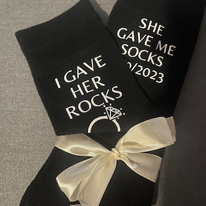 Bruidssokken | Bruidssokken | Stalknecht sokken | gepersonaliseerde Sokken | Huwelijksgeschenken | Cadeaus voor hem | Stalknecht voorstel | Feest sokken