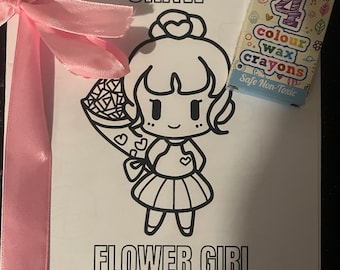 Personalised Wedding activity book | wedding activities | Activity book | fully customised activity pack | Flower girl | Bridesmaid