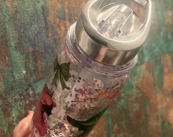 Personalised Bottle | Wicked | Movie | Wicked| water | Drinks | Film | Cold drink | Gift | Custom present | Christmas | Green pink | witch