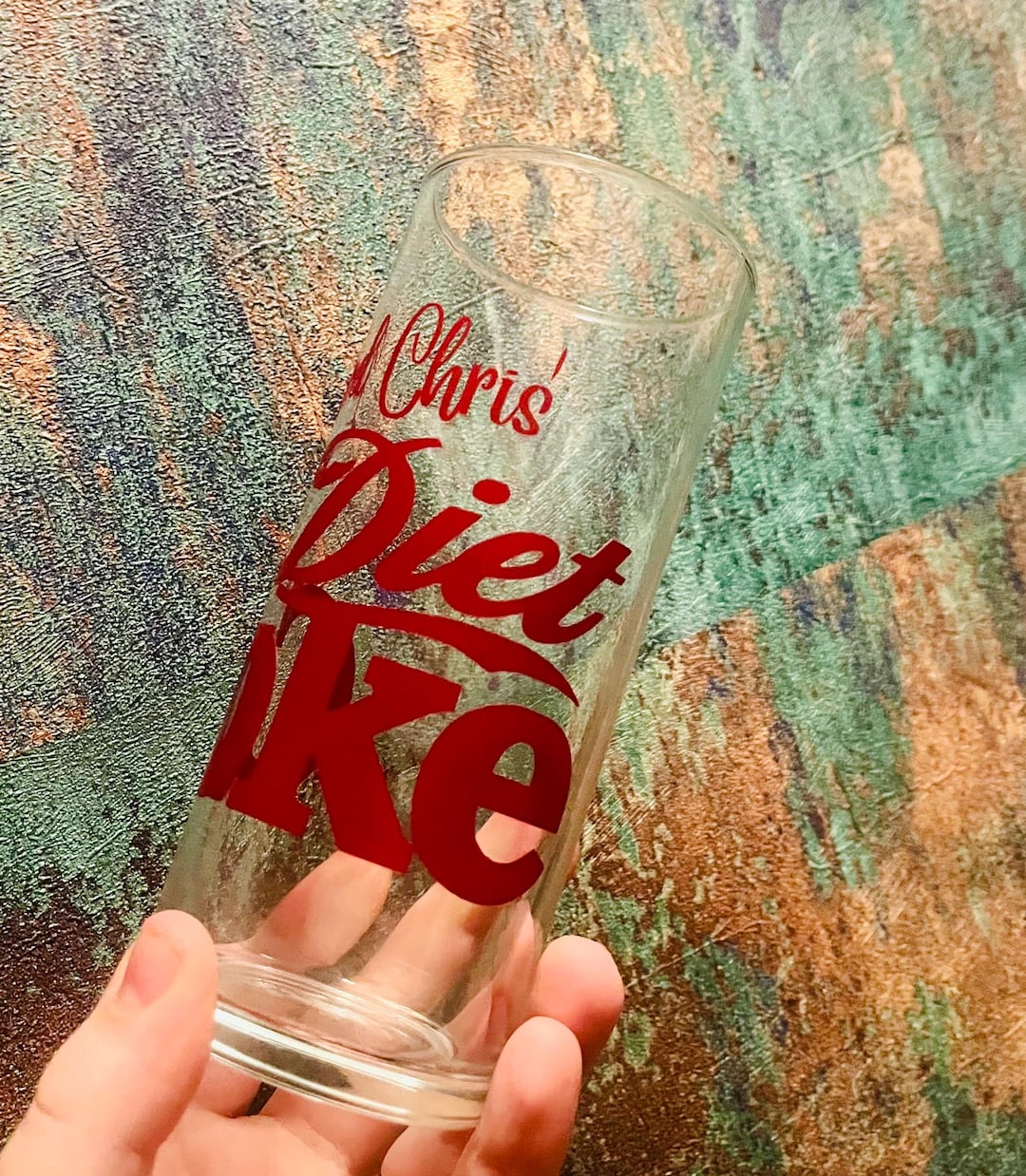 Personalised Hi Ball Coca-Cola Glass - Custom Gift For Birthday, Christmas, Valentine's Day