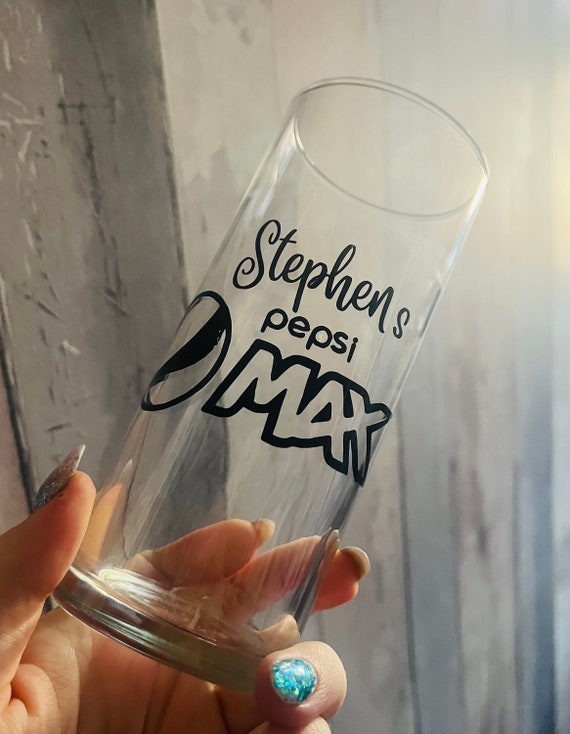 Personalised  glass | Pepsi Max | Teachers gift | personalised Gift | Drinking Glass | Glass | Pepsi max lover | Tumbler | Pop Fizzy Drink