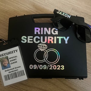 Trouwring beveiligingsset| Pagina Jongen | Ringbeveiliging | Ringdrager | Ringbeveiliging | Huwelijksbeveiliging | Ringopslag | Ringdoos |