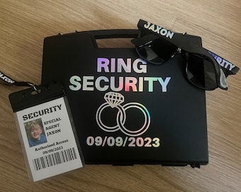 AerWo, Scatola Porta Fedi Nuziali Creativa, Rustica, In Legno, Con - Foto 8