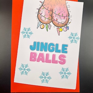 Grappige kerstkaart | Kerstkaart | Grappige kaart | Kerstmis | Sarcastische kaart | gepersonaliseerde kaart | Jingleballen | Volwassen humor