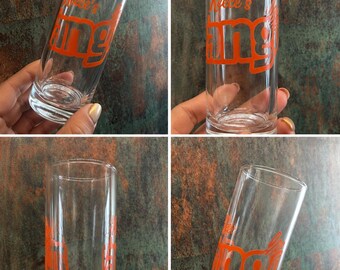 Personalised  Tango | Tango | Teachers gift | personalised Gift | Drinking Glass | Glass | Tango lover | Tumbler | Pop Fizzy Drink