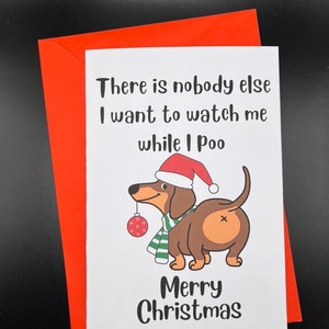 Tarjeta de Navidad del perro / tarjeta de Navidad de la mascota / tarjeta de Navidad divertida / De la mascota / Del Perro