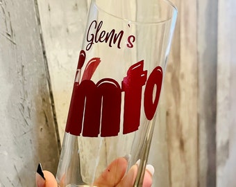 Personalised  glass | Vimto | Teachers gift | personalised Gift | Drinking Glass | Glass | Vimto lover | Tumbler | Pop Fizzy Drink | Soda