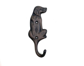 Cast iron dog hook, dog hook, coat hook, towel hook, wall hook, decorative hook, hook, coat hanger, animal hook, dog, pet hook, ani28