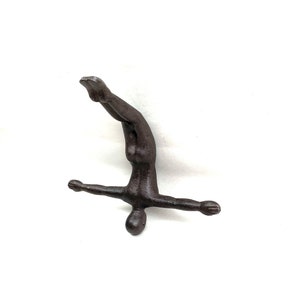 Cast Iron Diver Hook, cast iron hook, wall hook, diver, coat hook