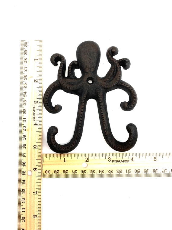 Cast Iron Octopus Hook, Nautical Hook, Ocean Hook, Coat Hook, Sea Hook,  Beach Hook, Towel Hook, Wall Hook, Sea Creature, Octopus Hook, Scb07 -   Denmark