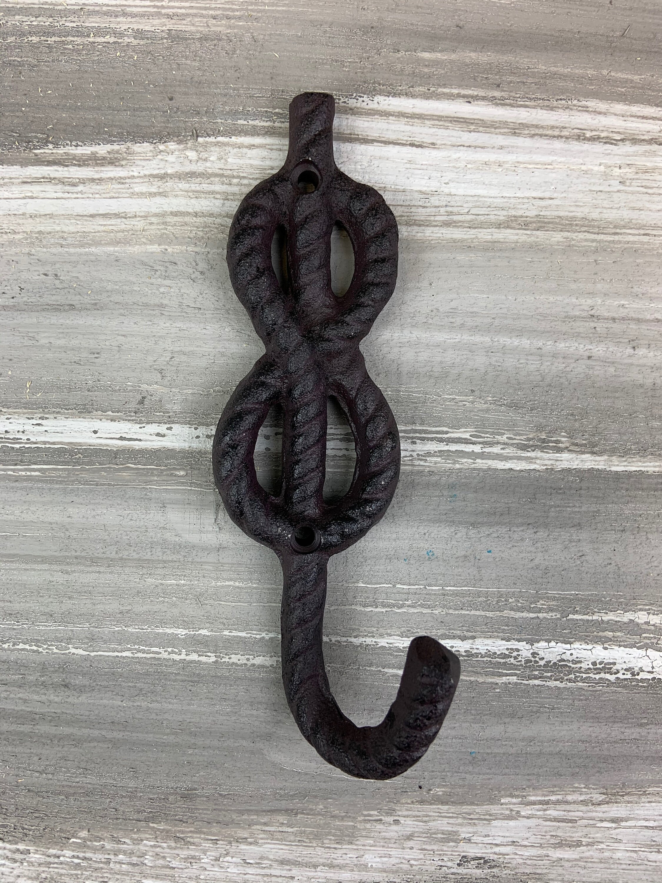 Cast iron rope hook nautical hook boat hook coat hook coat Etsy