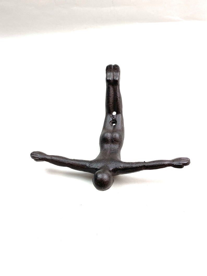 Cast Iron Diver Hook Cast Iron Hook Wall Hook Diver Coat Etsy
