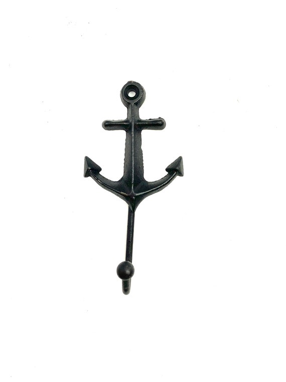 Cast Iron Anchor Hook, Nautical Hook, Coat Hook, Coat Hanger, Anchor Hook,  Towel Hook, Wall Hook, Anchor Wall Hook, Anchor, Anc12 