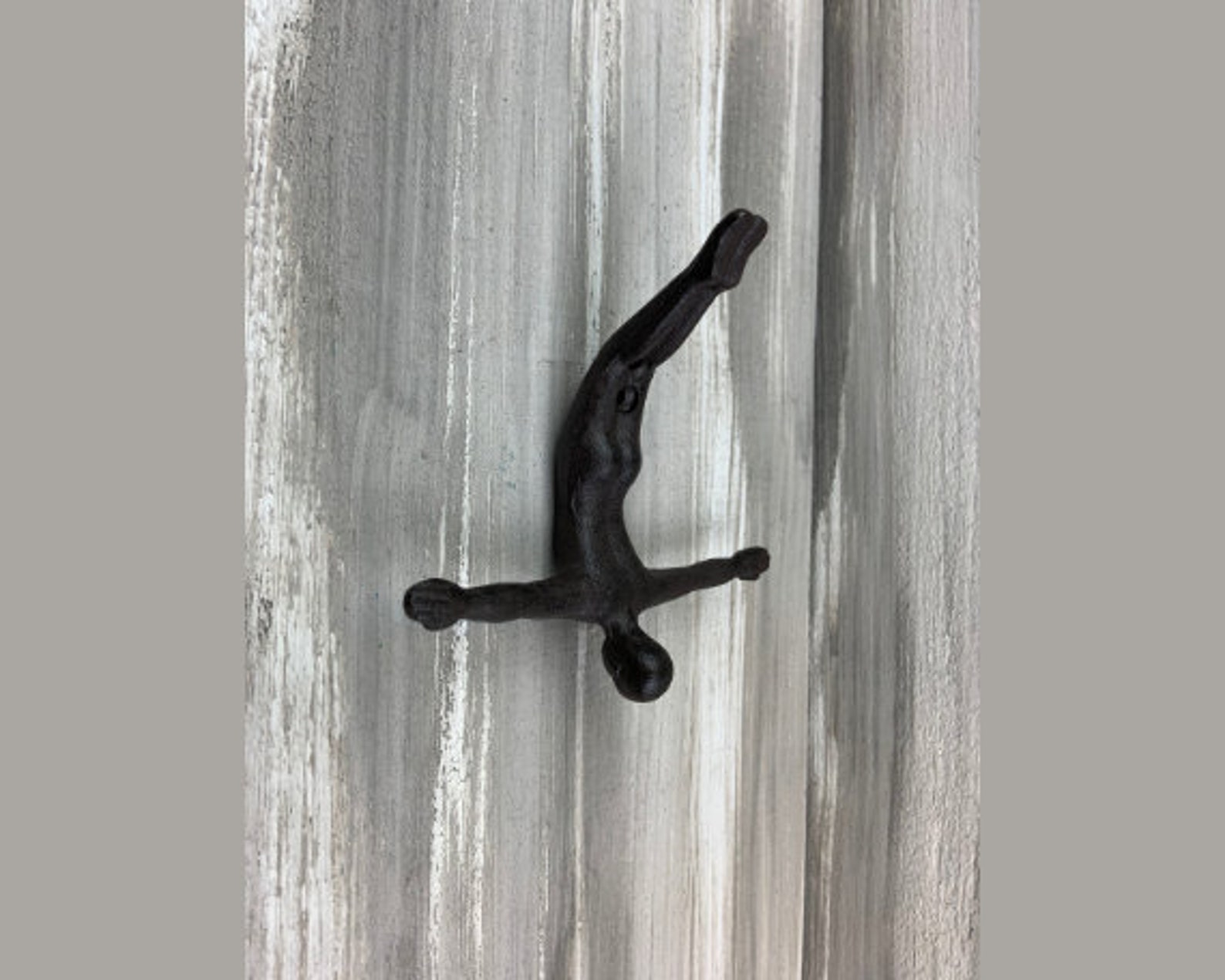 Cast Iron Diver Hook Cast Iron Hook Wall Hook Diver Coat Etsy