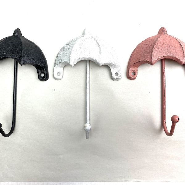 Cast Iron Umbrella Hook, Umbrella hook, umbrella, wall hook, hook, rustic hook, unique hook, misc21pwb