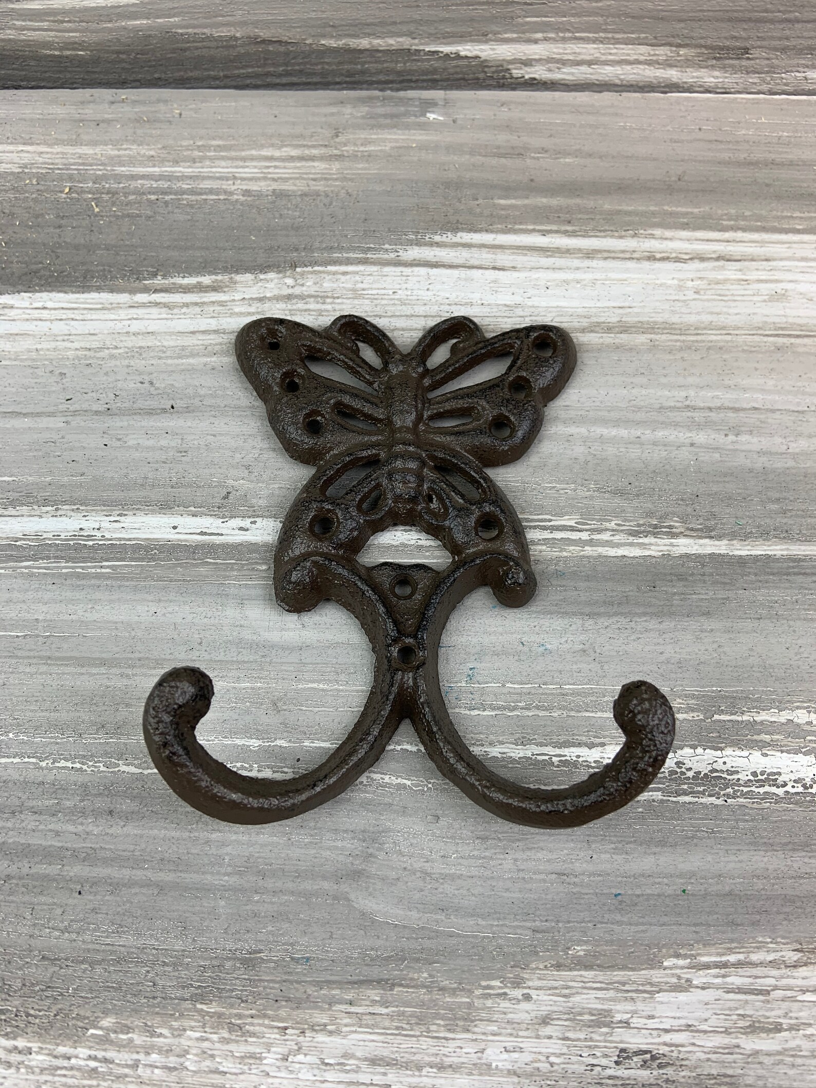 Cast iron butterfly hook hook coat hook wall hook coat Etsy