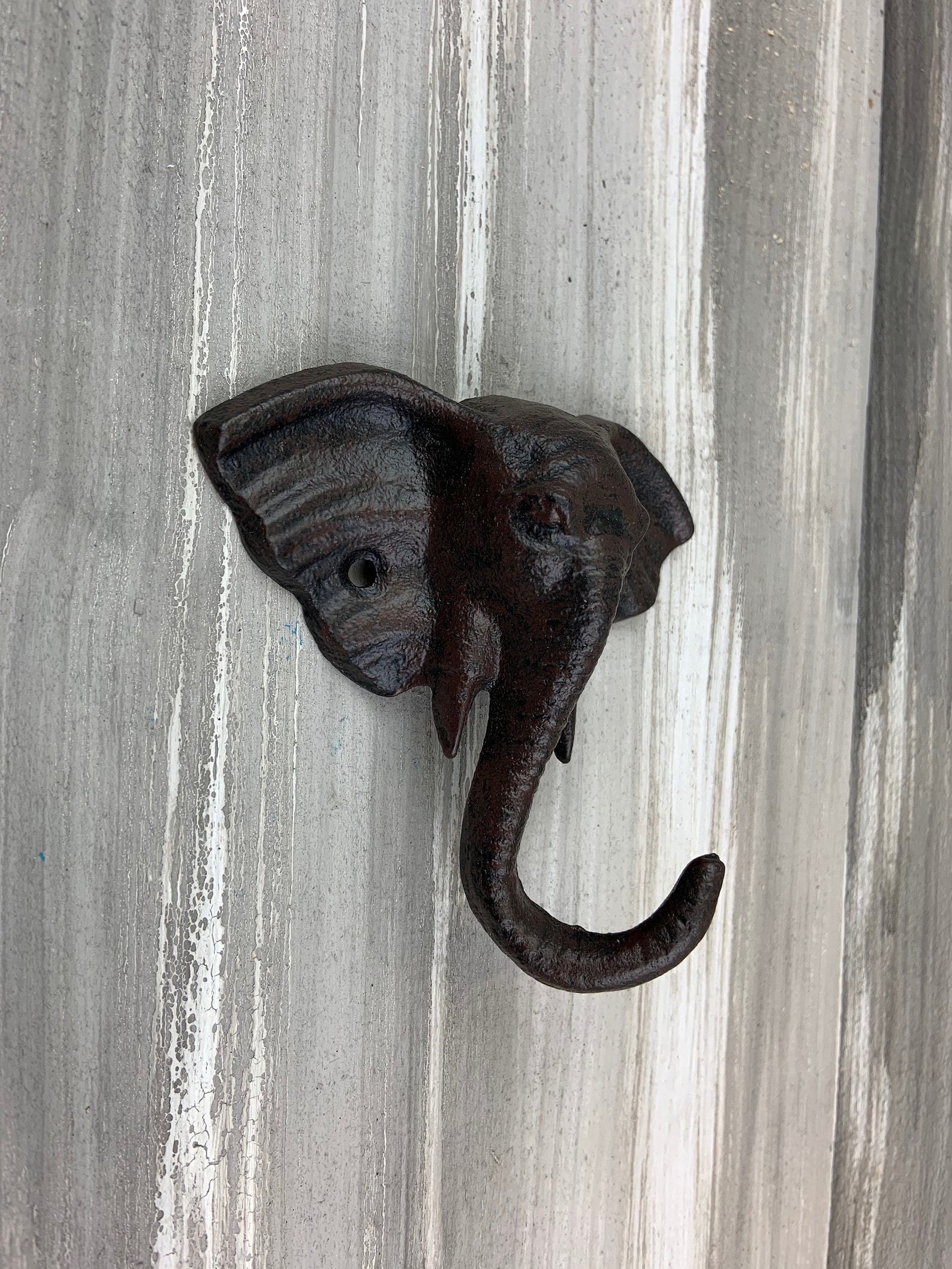 Cast Iron Elephant Hook Zoo Hook Hook Coat Hook Wall Hook Etsy