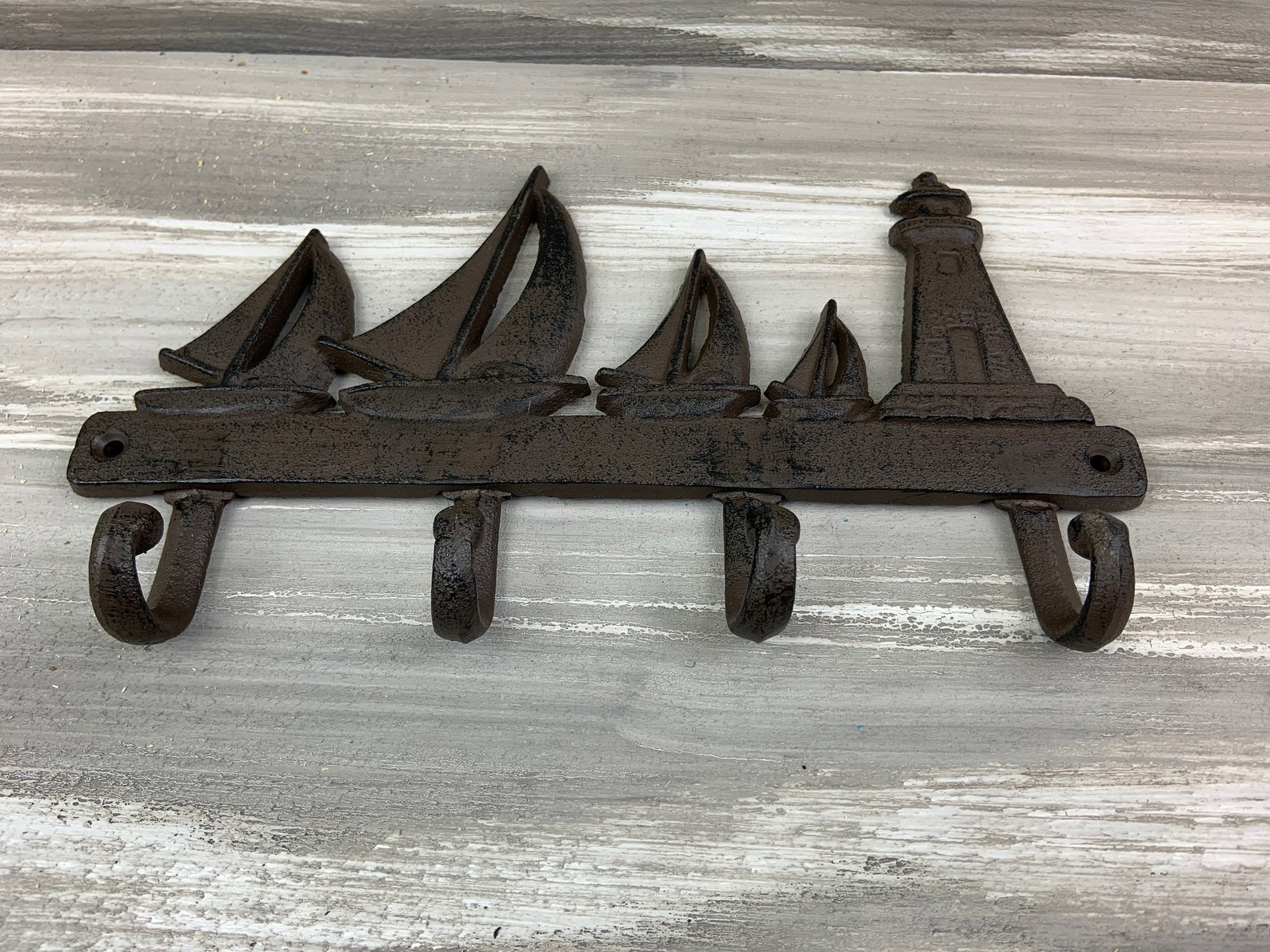 Cast iron boat hook nautical hook boat hook coat hook coat Etsy