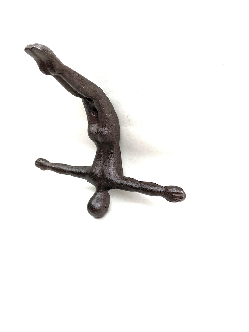 Cast Iron Diver Hook Cast Iron Hook Wall Hook Diver Coat Etsy