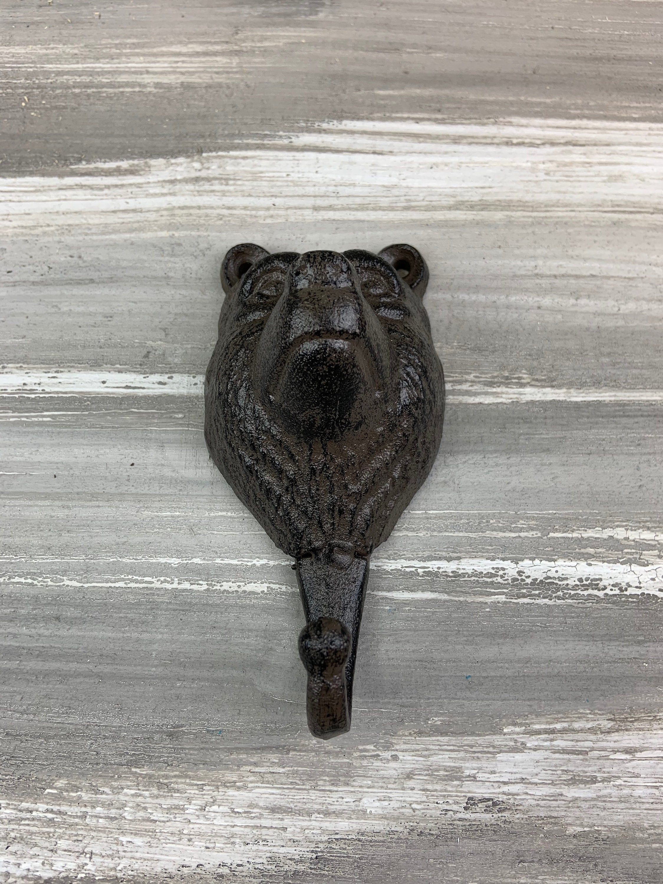 Cast Iron Bear Hook Hook Coat Hook Wall Hook Coat Hanger Etsy