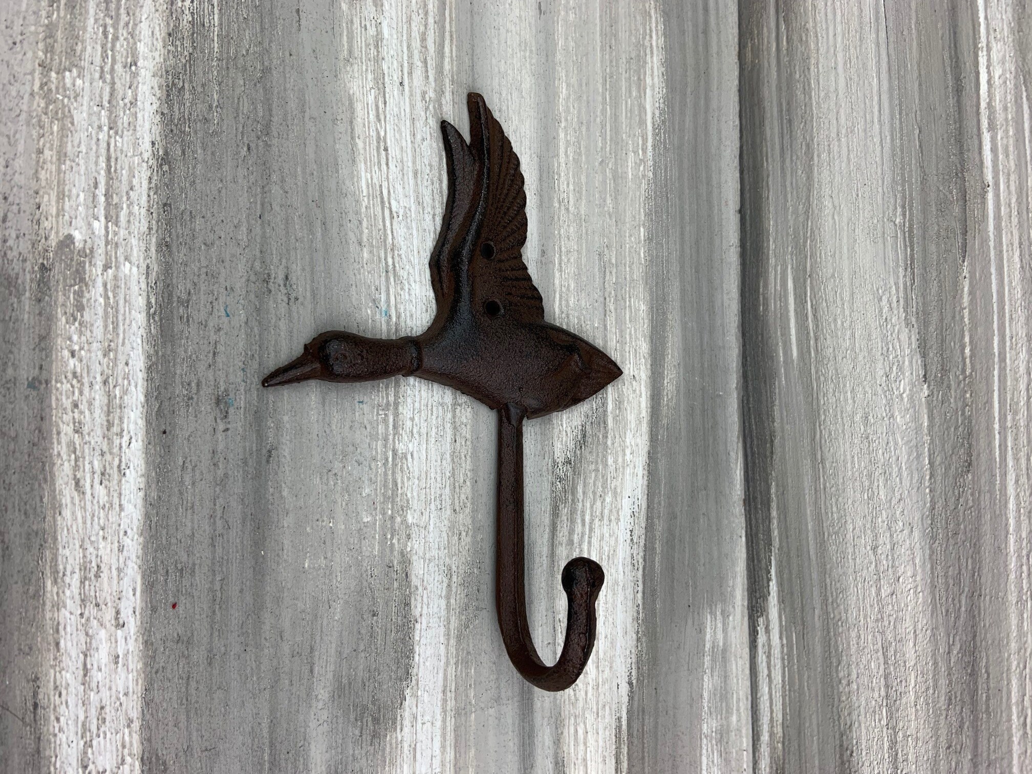 Cast Iron Goose Hook hook coat hook wall hook coat hanger Etsy